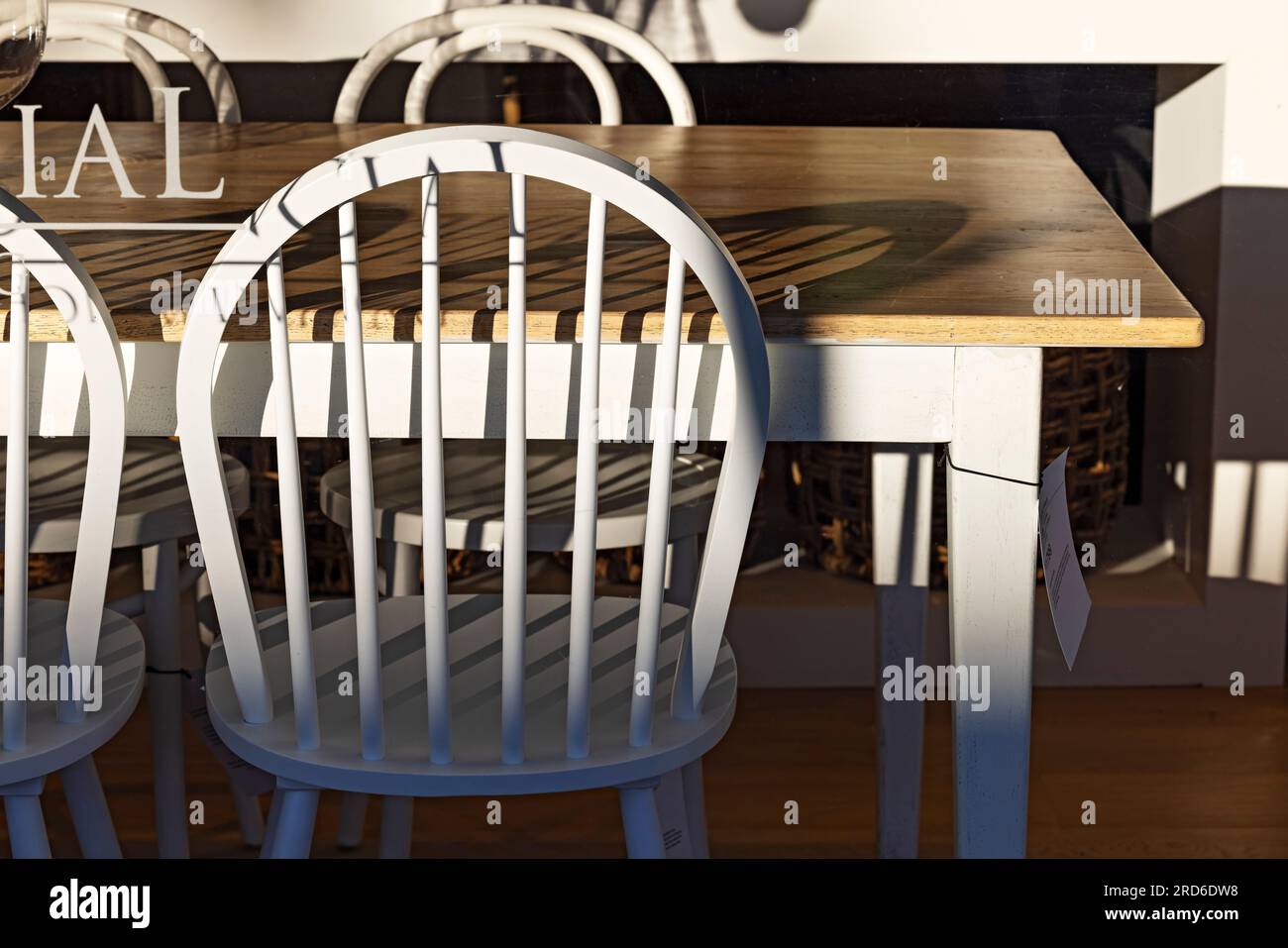 Ballarat Australien/Haushaltswaren, die im Provincial Home Living Store zum Verkauf angeboten werden. Stockfoto