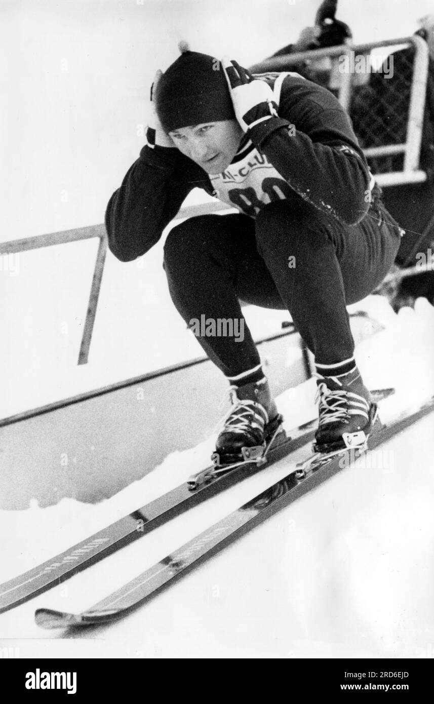 Wirkola, Björn, * 4,8.1943, Norwegischer Skispringer, ADDITIONAL-RIGHTS-CLEARANCE-INFO-NOT-AVAILABLE Stockfoto