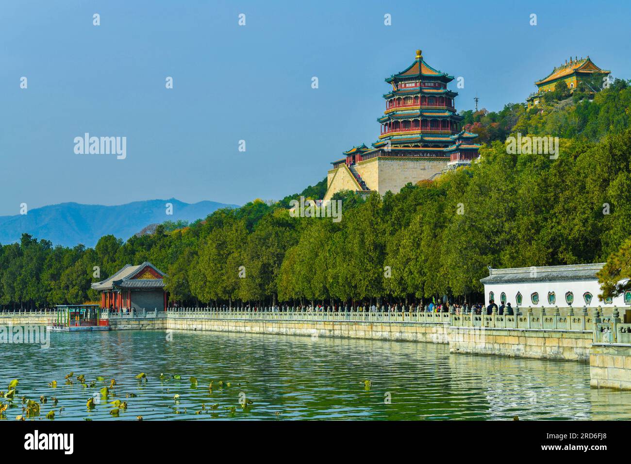 Der kaiserliche Sommerpalast in Peking, china Stockfoto