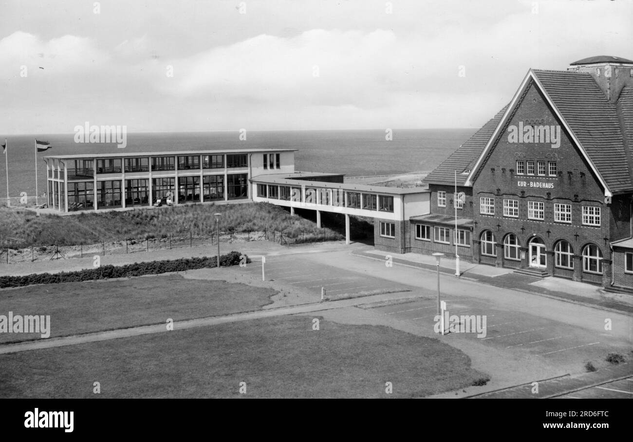 Geografie/Reisen, Deutschland, Inseln, Sylt, Nordsee-Resort Westerland, kurhaus und Solarium, ZUSÄTZLICHE-RECHTE-FREIGABE-INFO-NICHT-VERFÜGBAR Stockfoto