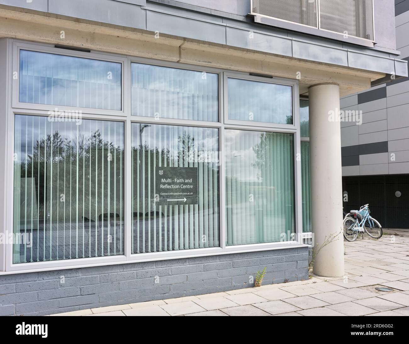 Multi-Faith and Reflection Centre an der West Cambridge Site, University of Cambridge, England. Stockfoto