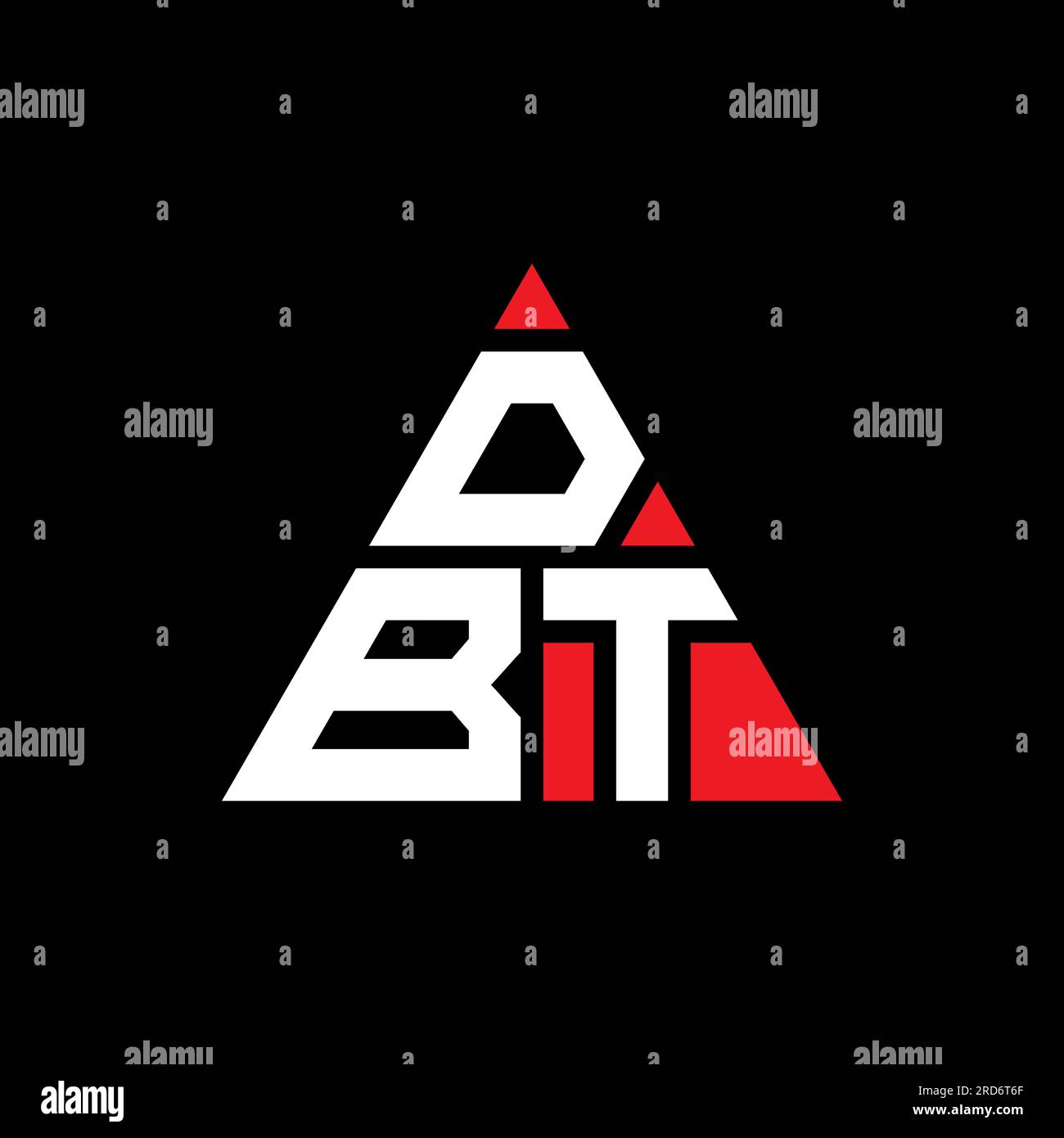 DBT-Logo mit Dreiecksbuchstaben und Dreiecksform. Monogramm mit DBT-Dreieck-Logo. DBT-dreieckige Vektorvorlage mit roter Farbe. DBT Triangul Stock Vektor DBT-Logo mit Dreiecksbuchstaben und Dreiecksform. Monogramm mit DBT-Dreieck-Logo. DBT-dreieckige Vektorvorlage mit roter Farbe. DBT Triangul Stock Vektor