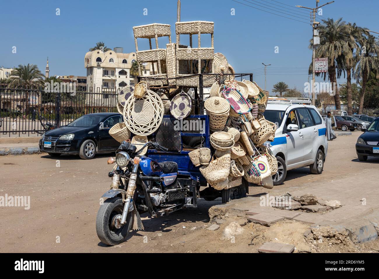 Ein seltener Anblick in Luxor Stockfoto