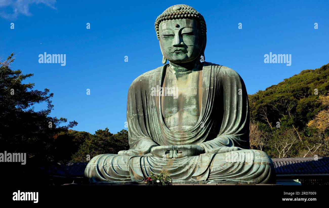 Diabutsu Buddha Kamkura in Japan Stockfoto