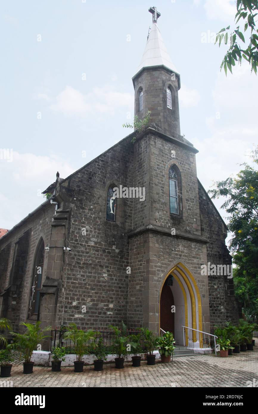 Pune St. Xavier's Church, Vincent Street. Maharashtra, Indien Stockfoto