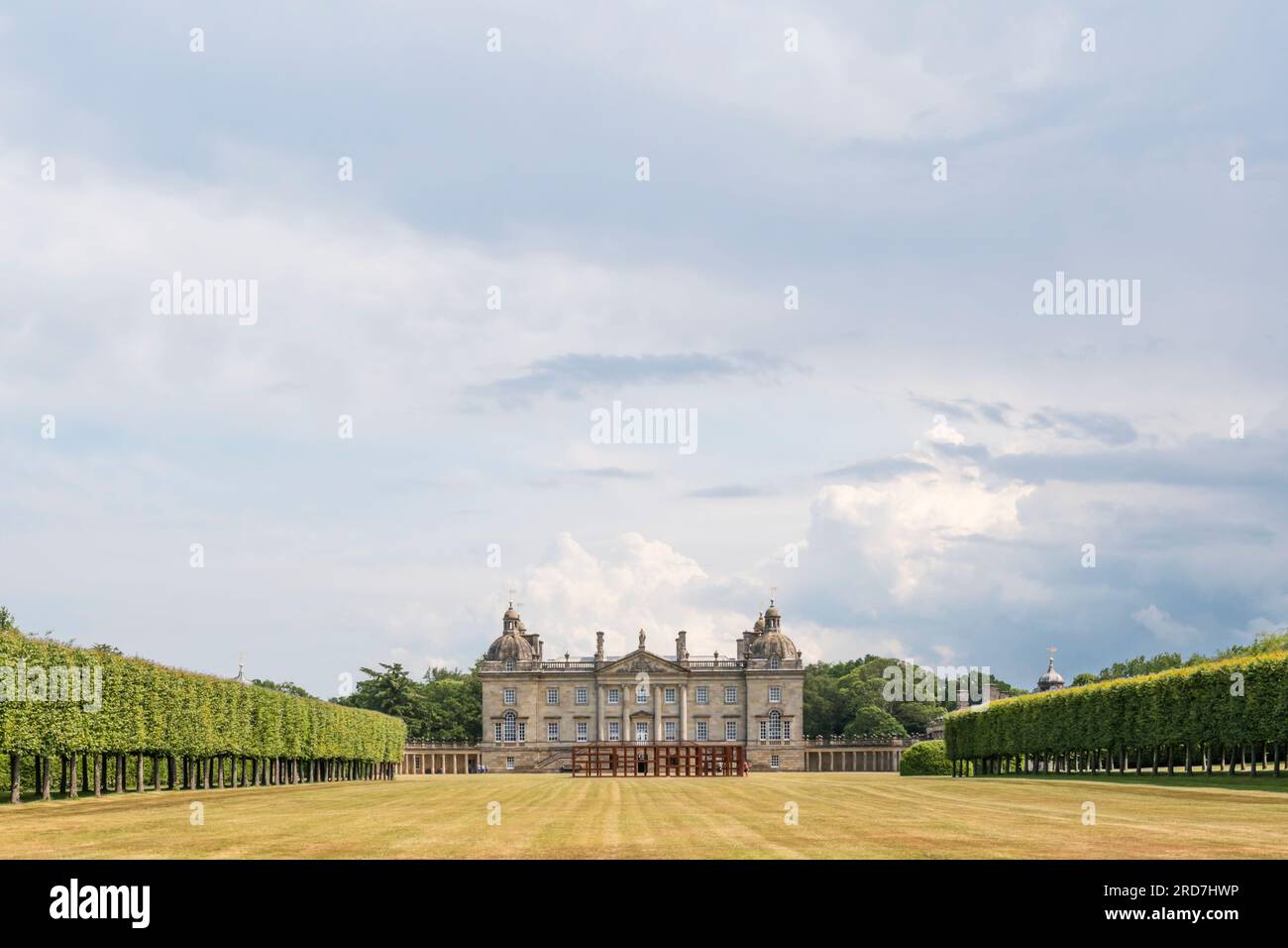 Houghton Hall in West Norfolk, gebaut für Robert Walpole in 1722-1735. Stockfoto