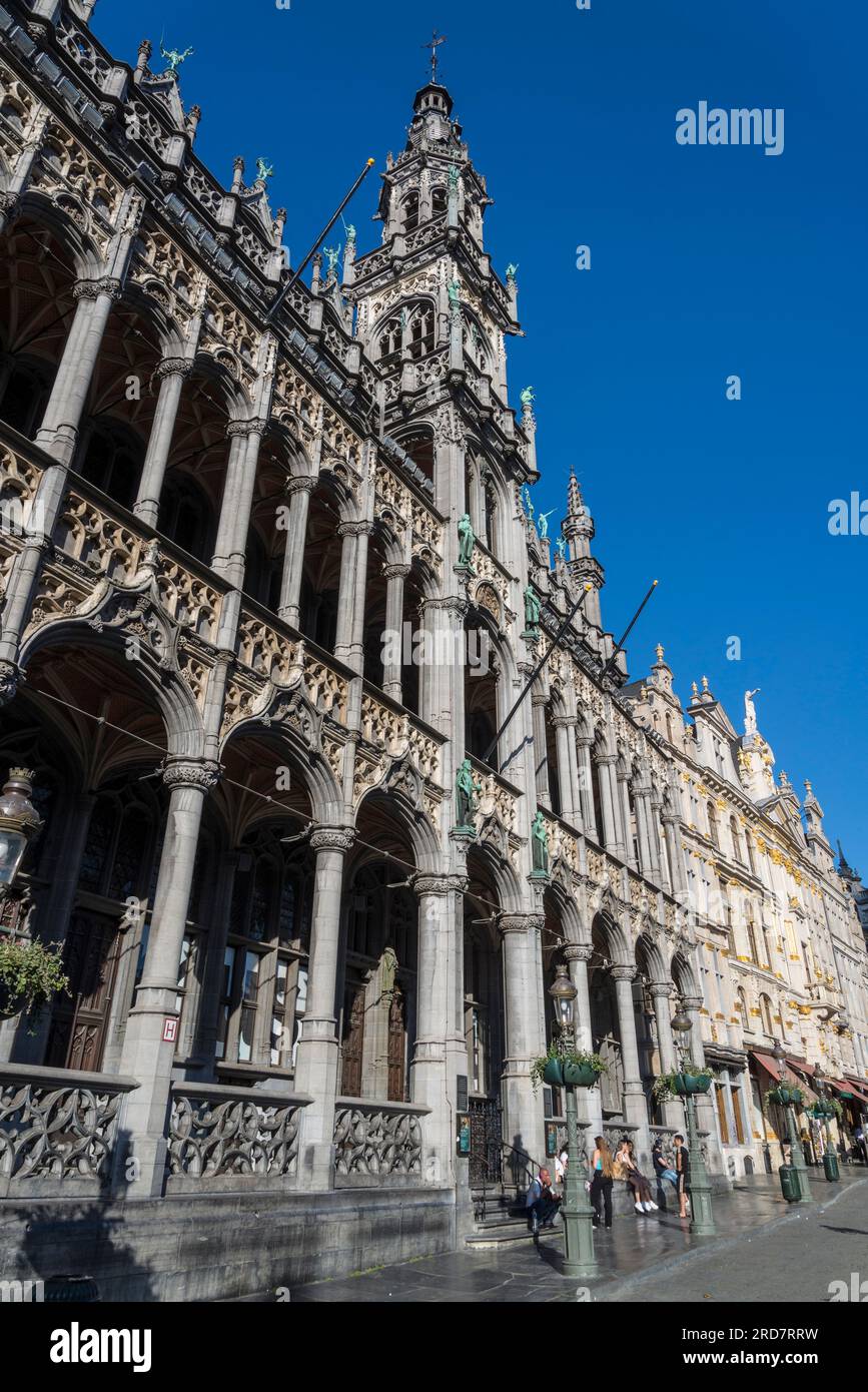 Das Brüsseler Stadtmuseum befindet sich im Maison du ROI (Königshaus) oder Broodhuis (Brothaus). Am HE Grand Place, Brüssel, Belgien Stockfoto