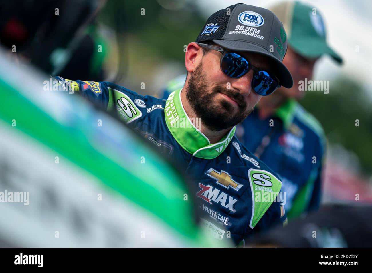 Loudon, NH, USA. 14. Juli 2023. NASCAR Xfinty Driver, Jeremy Clements (51) geht auf die Rennstrecke, um für die Ambetter Health 200 auf dem New Hampshire Motor Speedway in Loudon NH zu üben. (Kreditbild: © Walter G. Arce Sr./ZUMA Press Wire) NUR REDAKTIONELLE VERWENDUNG! Nicht für den kommerziellen GEBRAUCH! Stockfoto