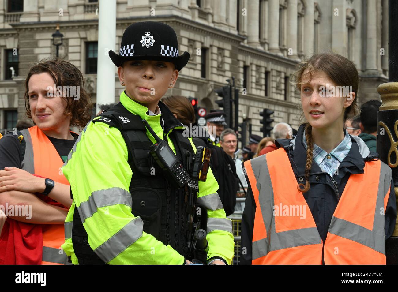 London, Großbritannien. Just Stop Oil ist heute marschiert, um die Regierung aufzufordern, alle neuen Öl- und Gasprojekte einzustellen. Kredit: michael melia/Alamy Live News Stockfoto