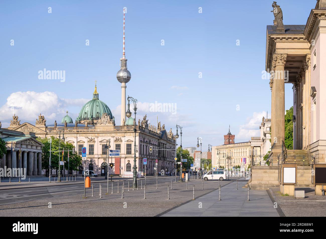 Panoramablick auf die Innenstadt von berlin, deutschland Stockfoto