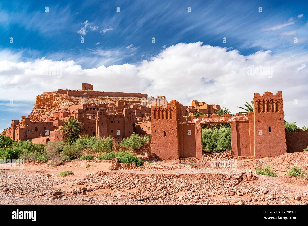 Alte Gebäude im Ksar von Ait Ben Haddou, UNESCO-Weltkulturerbe, Provinz Ouarzazate, Marokko, Nordafrika, Afrika Stockfoto