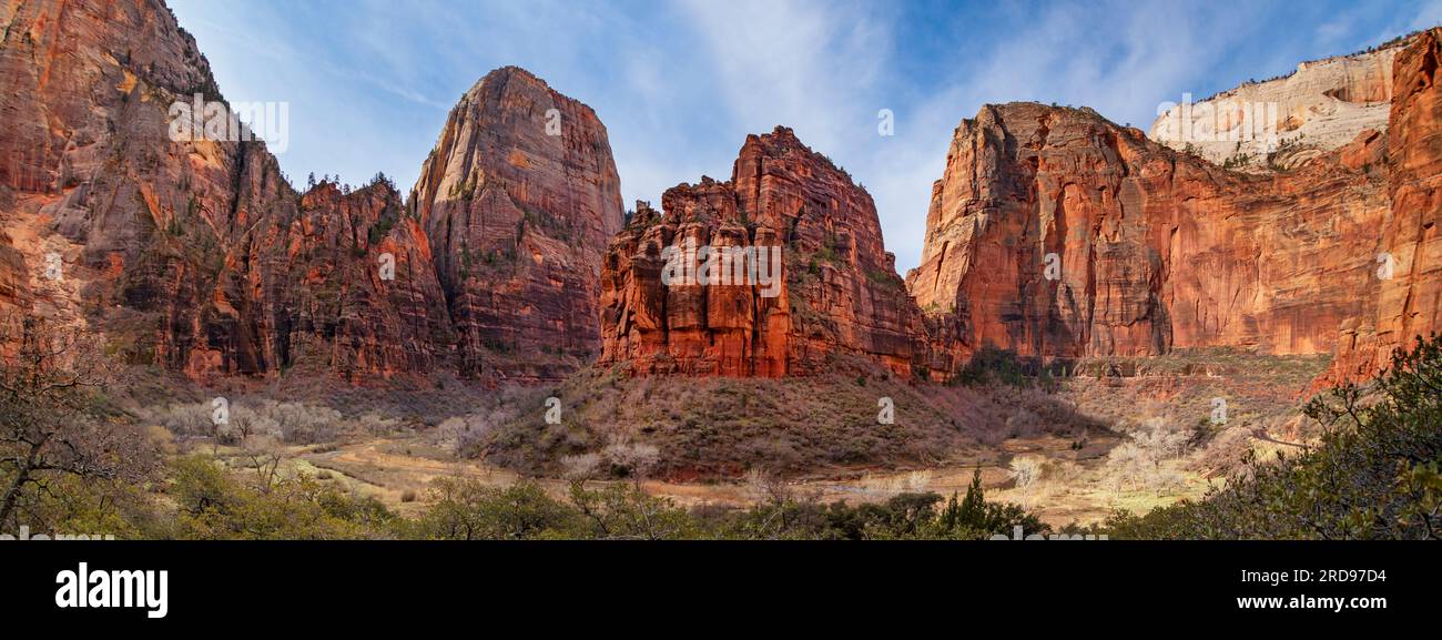 Zion-Nationalpark Utah Stockfoto