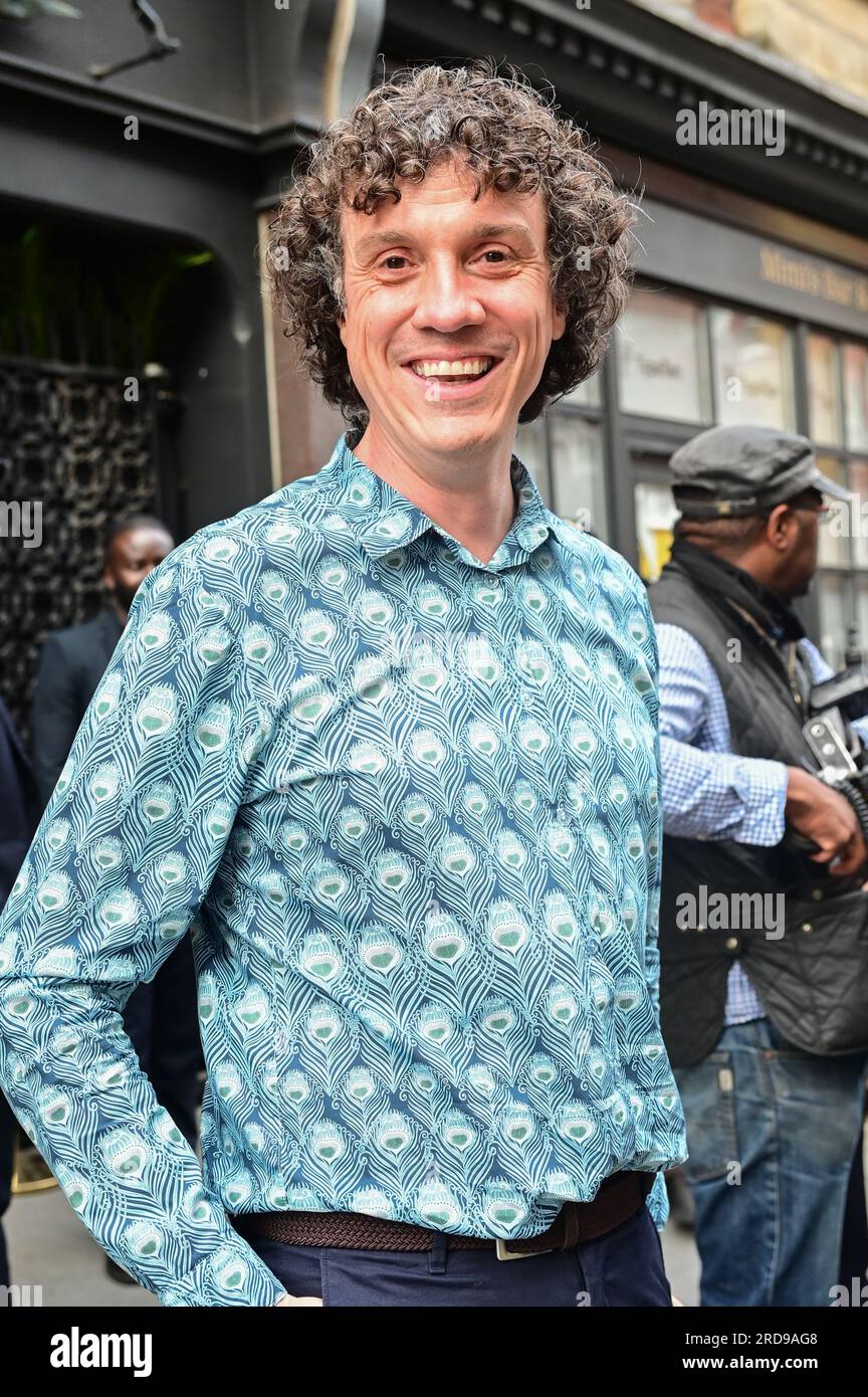 Darragh Ennis nimmt an der ITV Summer Party im Mandrake Hotel in London Teil. Am 19. Juli 2023. Kredit: Siehe Li/Picture Capital/Alamy Live News Stockfoto