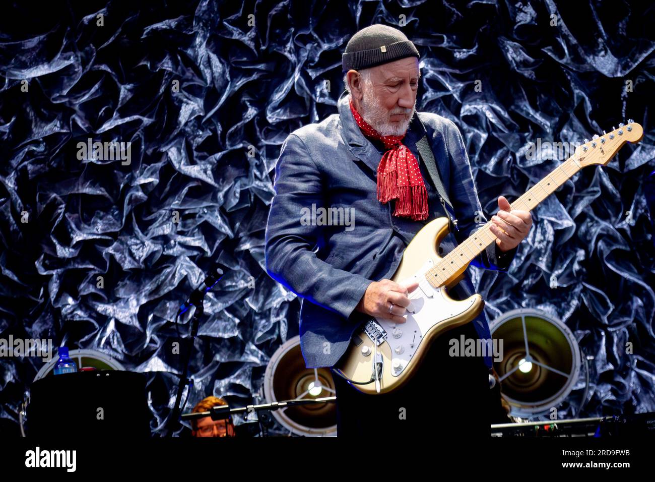 Durham, Großbritannien, 19.07.23 - legendäre britische Rockband The Who tritt auf dem Durham Cricket Ground in Chester Le Street, Großbritannien auf. Kredit: Thomas Jackson/Alamy Live News Stockfoto