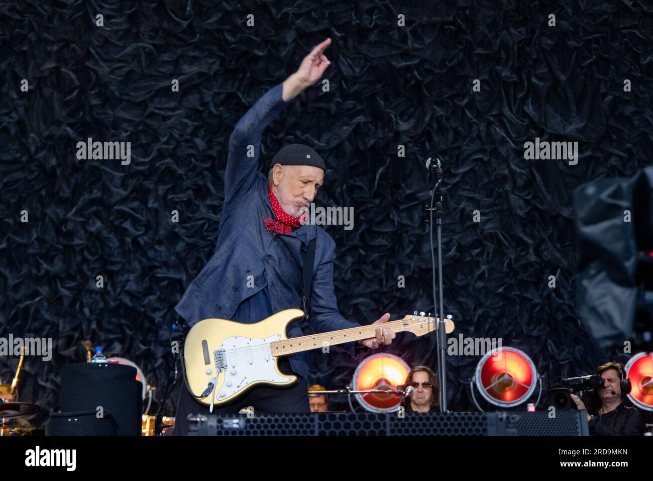 Durham, Großbritannien - 19. Juli, englische Rockband The Who im Riverside Stadium, Chester-le Street, Durham. Foto: Jill O'Donnell/Alamy Live News Stockfoto