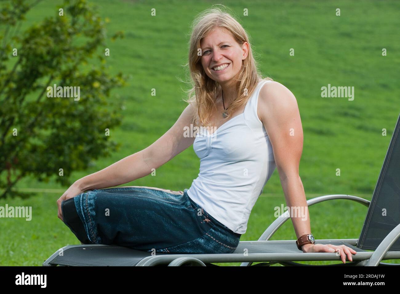 Franziska Hildebrand Biathlon Privataufnahmen Stockfoto
