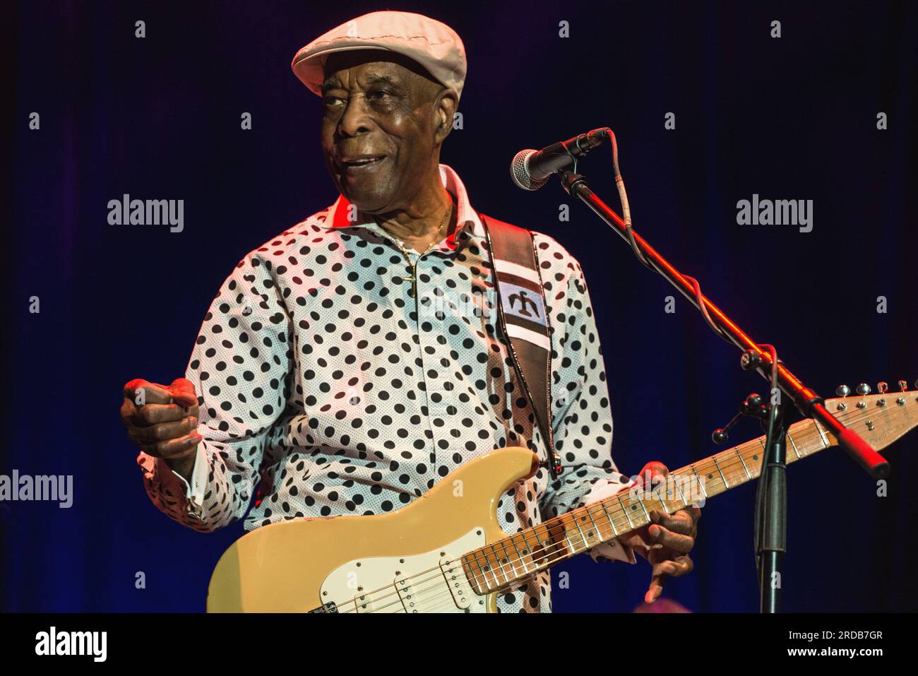 Konzert des US-Blues-Gitarrenspielers Buddy Guy auf Abschiedsfahrt verdammt rechts Abschied im Prager Kongresszentrum, Tschechische Republik, 16. Juni 2023. (CTK Stockfoto