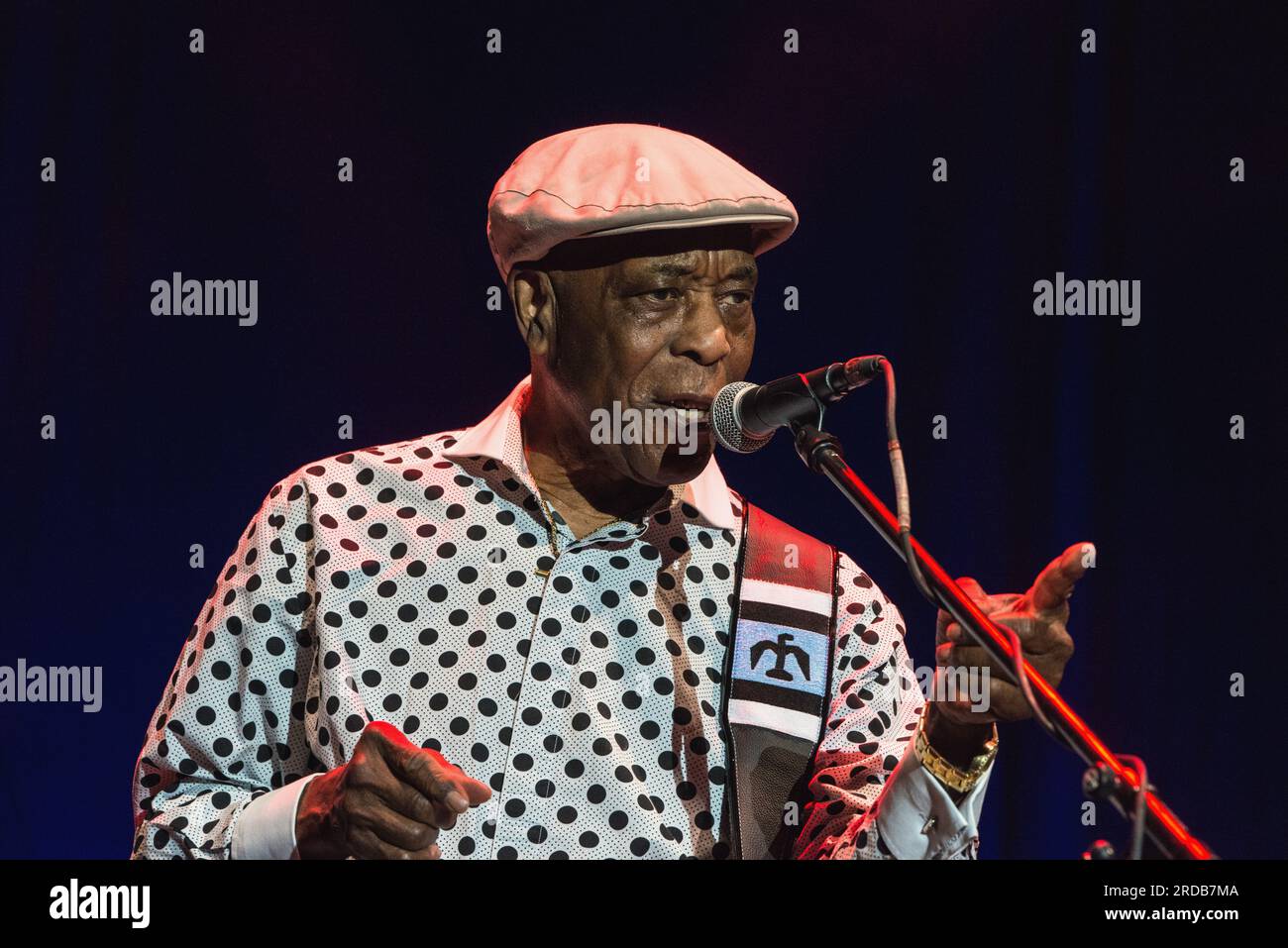 Konzert des US-Blues-Gitarrenspielers Buddy Guy auf Abschiedsfahrt verdammt rechts Abschied im Prager Kongresszentrum, Tschechische Republik, 16. Juni 2023. (CTK Stockfoto