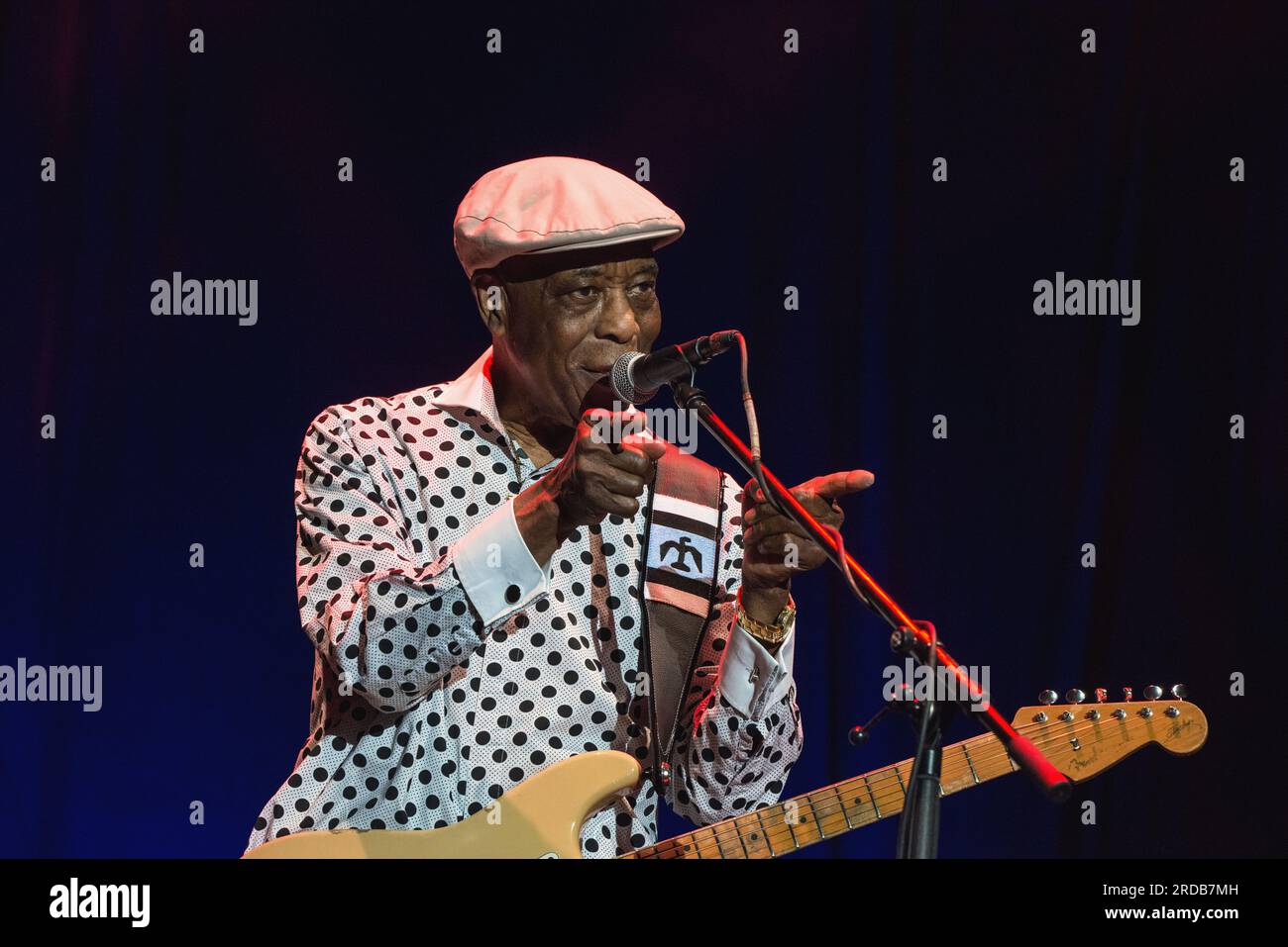 Konzert des US-Blues-Gitarrenspielers Buddy Guy auf Abschiedsfahrt verdammt rechts Abschied im Prager Kongresszentrum, Tschechische Republik, 16. Juni 2023. (CTK Stockfoto