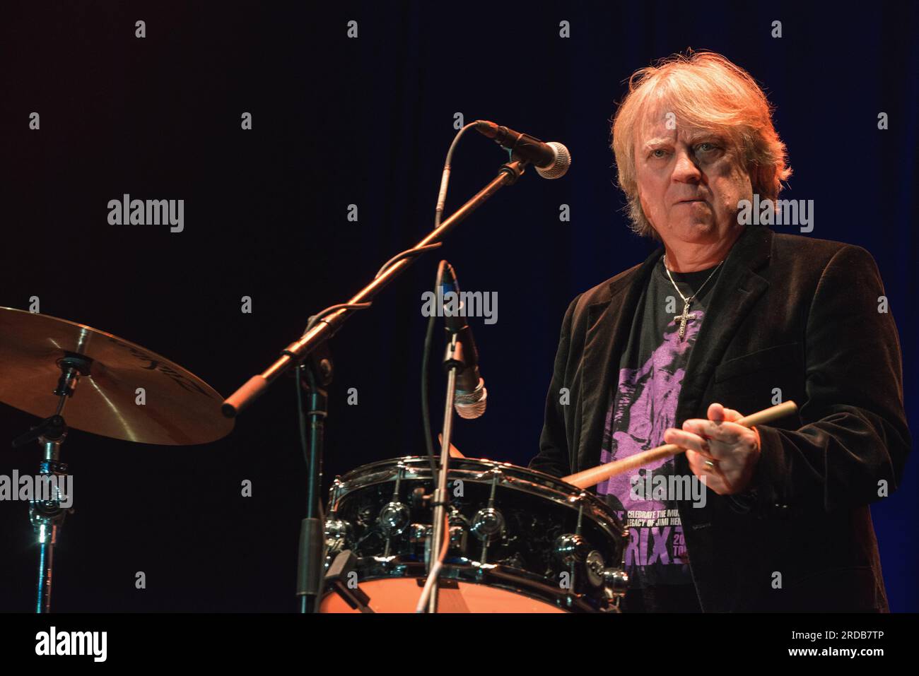 Konzert des US-Blues-Gitarrenspielers Buddy Guy auf Abschiedsfahrt verdammt rechts Abschied im Prager Kongresszentrum, Tschechische Republik, 16. Juni 2023. Pictu Stockfoto
