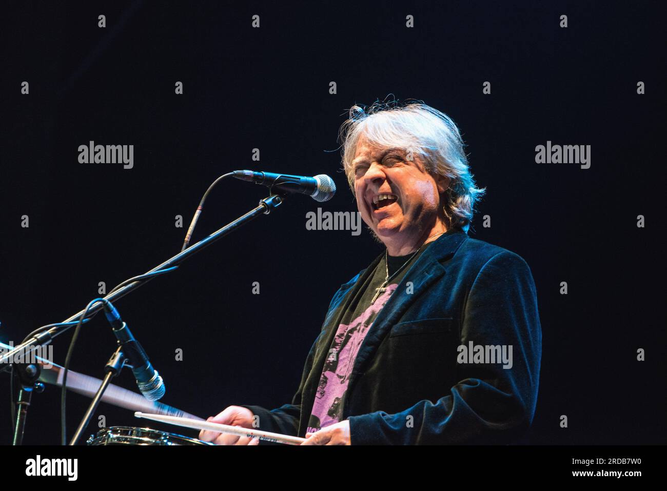 Konzert des US-Blues-Gitarrenspielers Buddy Guy auf Abschiedsfahrt verdammt rechts Abschied im Prager Kongresszentrum, Tschechische Republik, 16. Juni 2023. Pictu Stockfoto