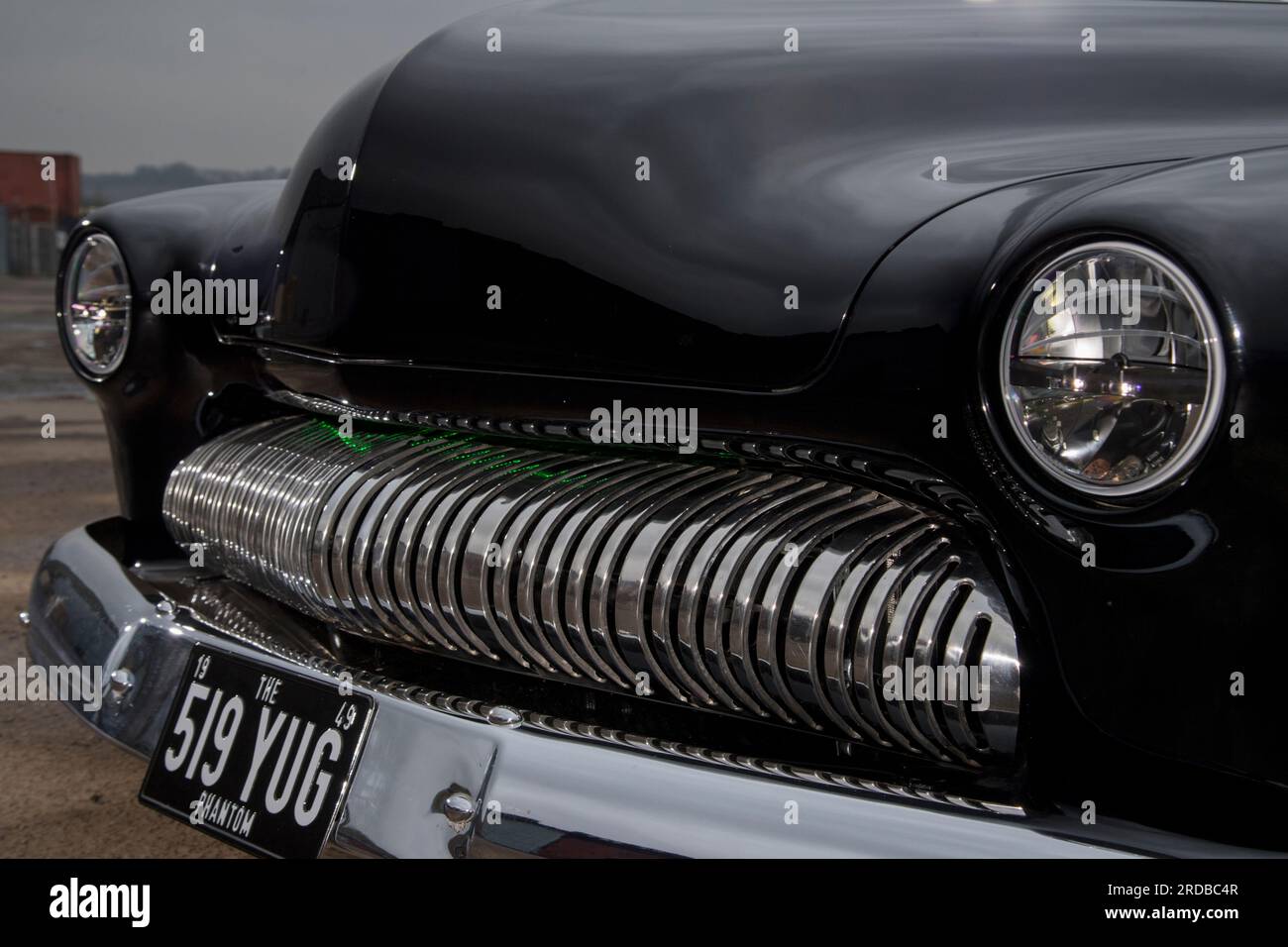 1949 Mercury „Lead SLED“ traditioneller Low Rider Custom Car Stockfoto