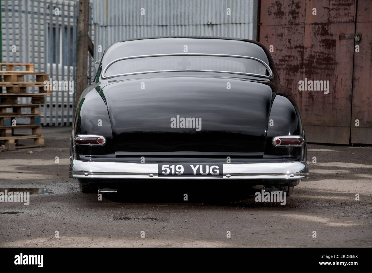 1949 Mercury „Lead SLED“ traditioneller Low Rider Custom Car Stockfoto