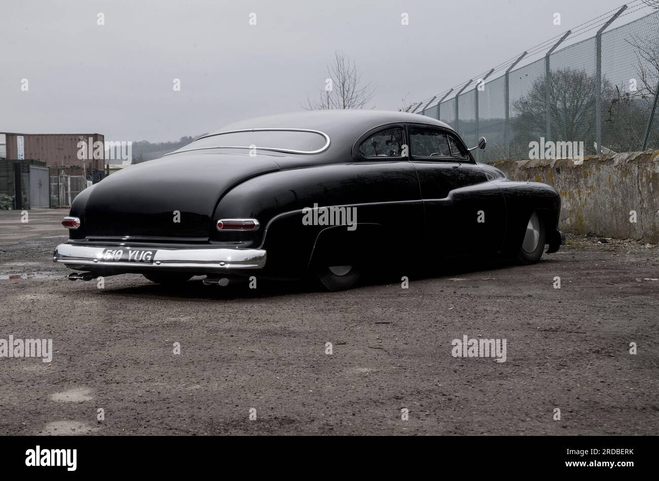 1949 Mercury „Lead SLED“ traditioneller Low Rider Custom Car Stockfoto