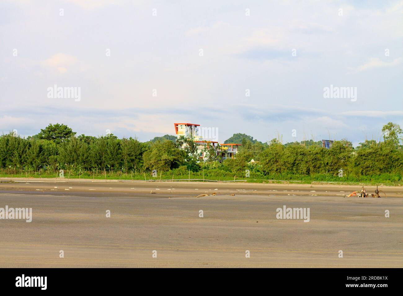 Uferfluss Innani Beach cox's Basar Stockfoto