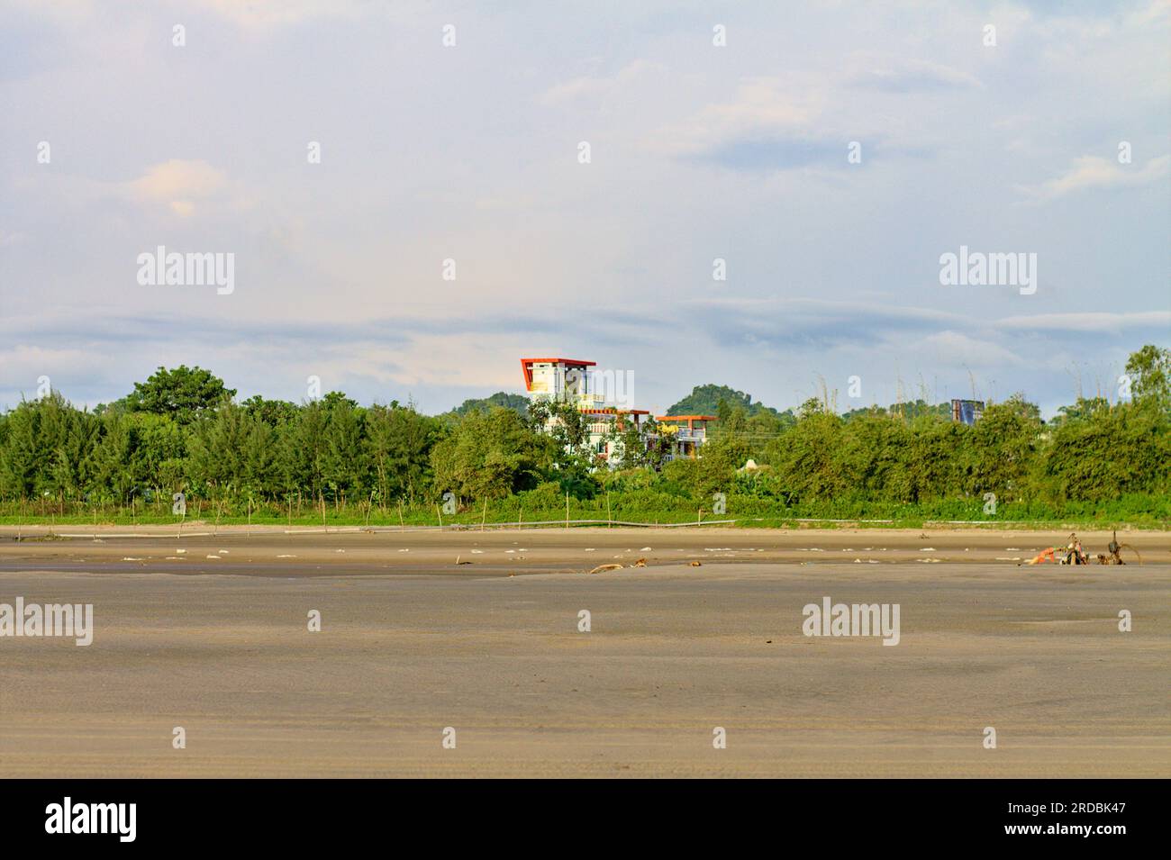 Uferfluss Innani Beach cox's Basar Stockfoto