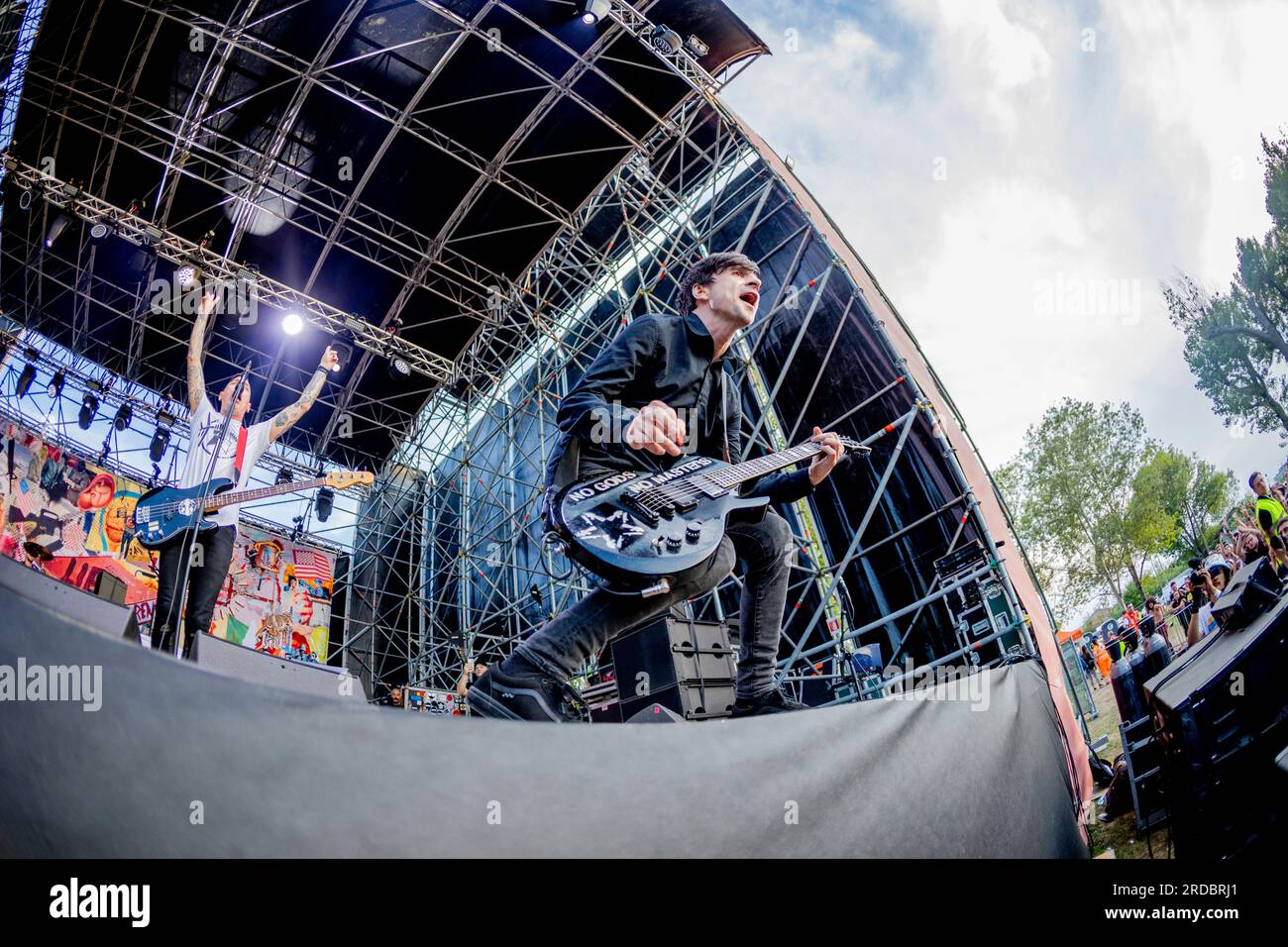 Italien 02 Juni 2023 Anti-Flag Live beim Slam Dunk Italy Festival Bellaria-Igea Marina © Andrea Ripamonti / Alamy Stockfoto