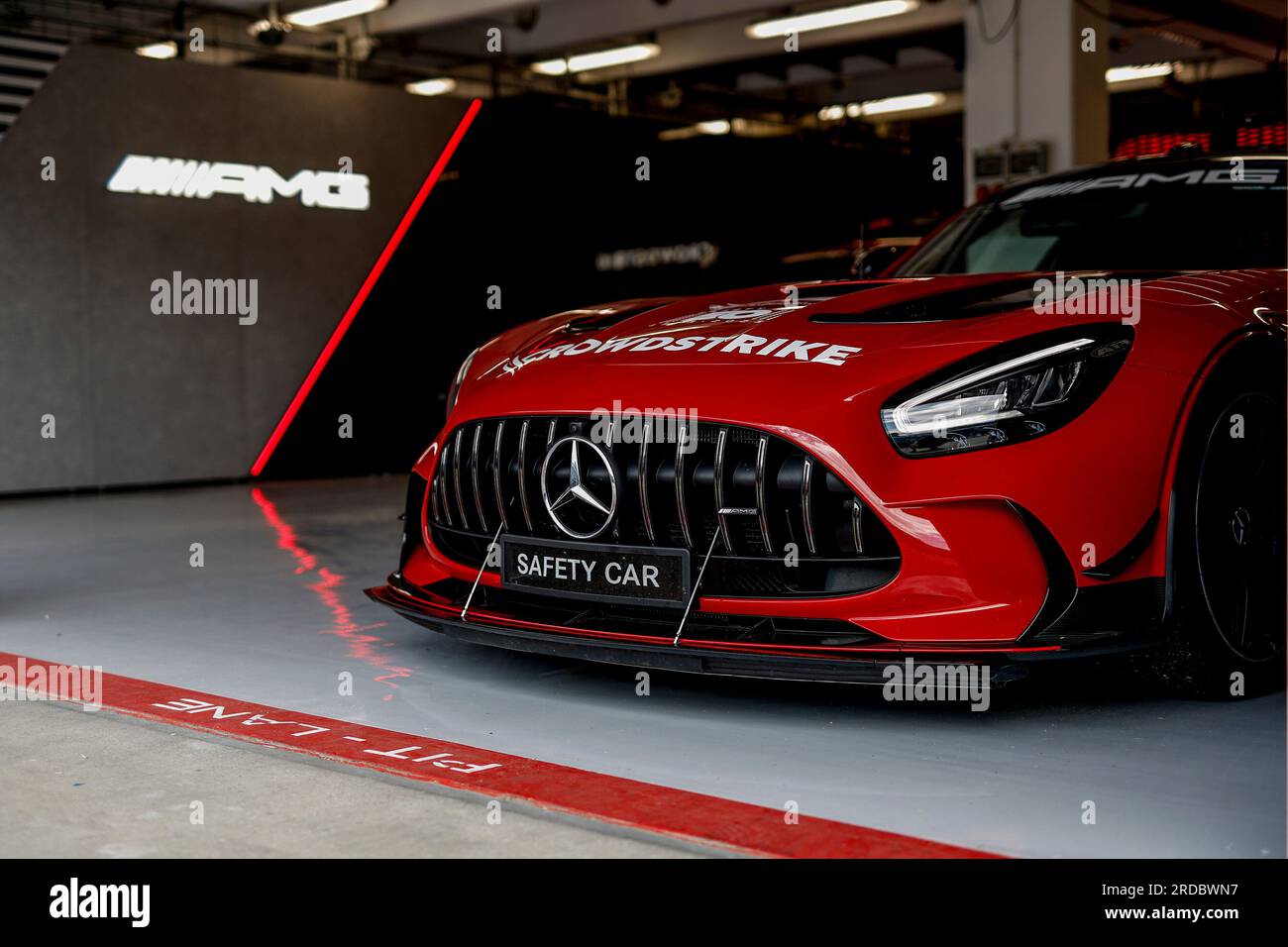Budapest, Ungarn. 20. Juli 2023. F1 Safety Car, Mercedes-AMG GT Black Series, F1 Grand Prix von Ungarn am 20. Juli 2023 in Ungarn. (Foto von HIGH TWO) dpa/Alamy Live News Stockfoto