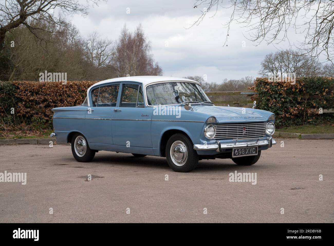 1964 Hillman Super Minx klassischer britischer Familienwagen von der Rootes Group Stockfoto