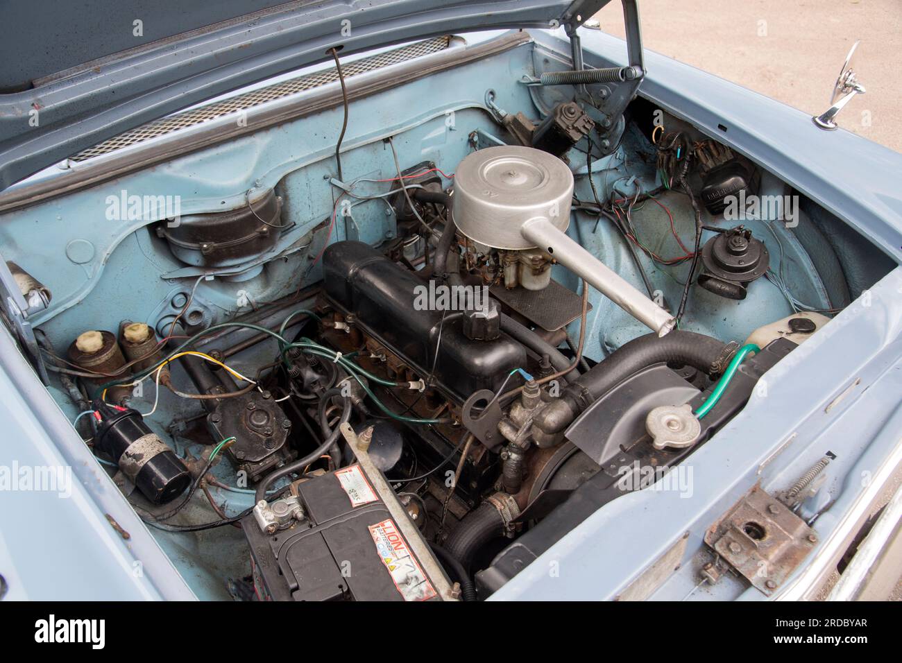 1964 Hillman Super Minx klassischer britischer Familienwagen von der Rootes Group Stockfoto