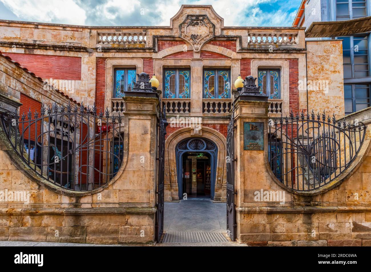 Casa Lis. Das Jugendstil- und Art Déco-Museum ist im Wesentlichen ein Museum für dekorative Kunst. Slamanca, Kastilien und León, Spanien. Stockfoto
