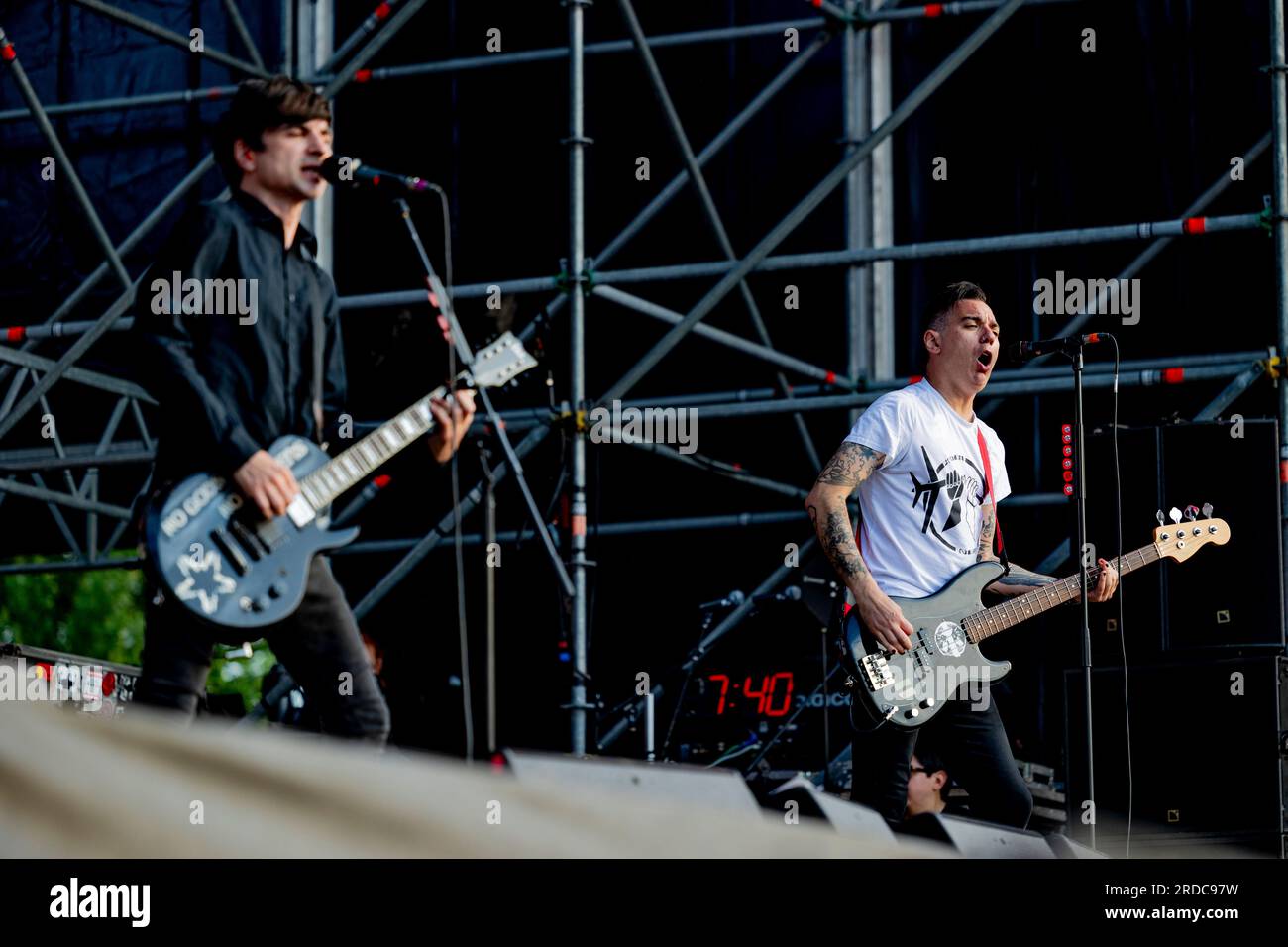 Bellaria Igea Marina, Italien. 02. Juni 2023. Anti-Flag Live-Konzert beim Slam Dunk Festival Italien in Bellaria-Igea Marina Juni 2 2023 (Foto: Andrea Ripamonti/NurPhoto) Kredit: NurPhoto SRL/Alamy Live News Stockfoto