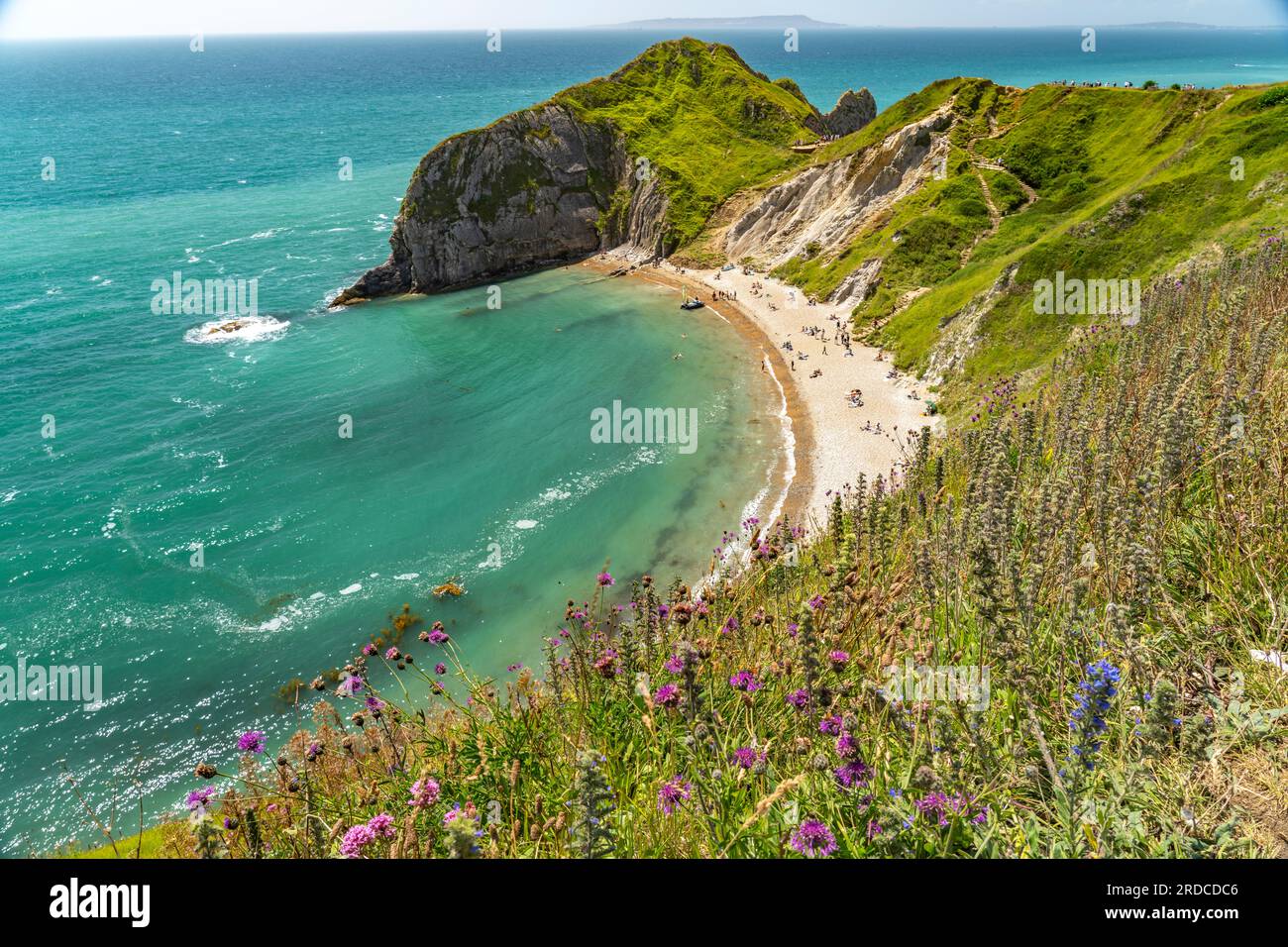 Man O'war Beach, UNESCO Weltnaturerbe Jurassic Coast, England, Großbritannien, Europa | man O'war Beach, UNESCO-Weltkulturerbe Jurassic Coast, Stockfoto