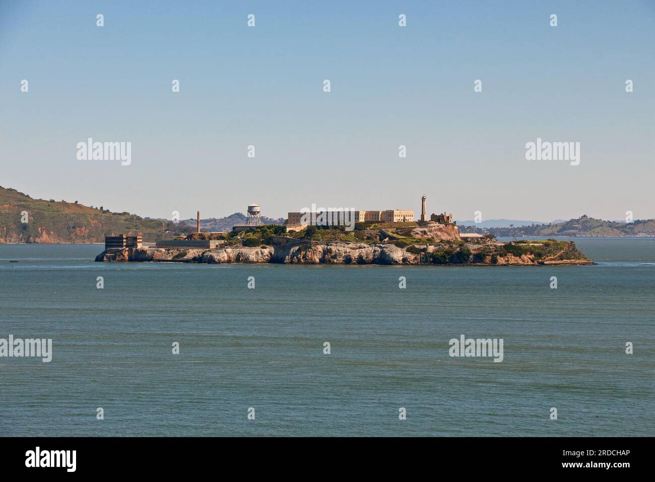 Alcatraz-Insel in San Francisco Stockfoto