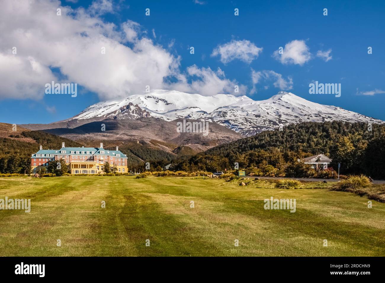Geografie/Reise, Neuseeland, Manawatu-Wanganui, Whakapa Village, ADDITIONAL-RIGHTS-CLEARANCE-INFO-NOT-AVAILABLE Stockfoto