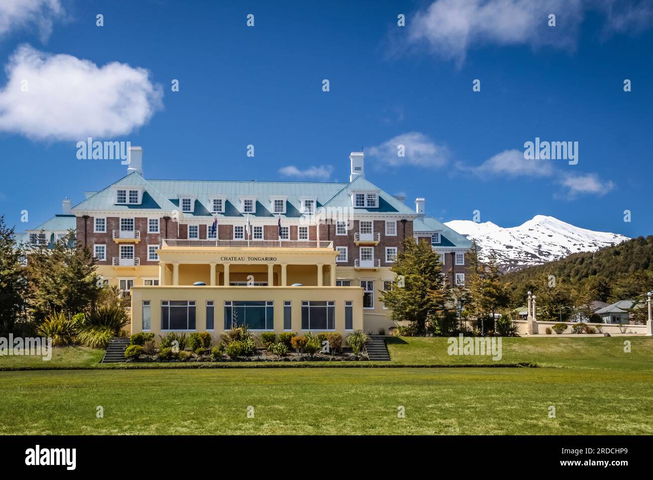 Geografie/Reise, Neuseeland, Manawatu-Wanganui, Whakapa Village, ADDITIONAL-RIGHTS-CLEARANCE-INFO-NOT-AVAILABLE Stockfoto