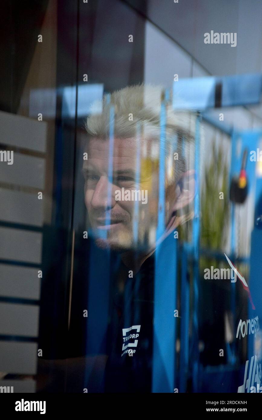 Budapest, Ungarn. 20. Juli 2023. 07/20/2023, Hungaroring, Budapest, Grand Prix Grand Prix der Formel 1 von Ungarn 2023, im Bild ein blonder Nico Hulckenberg (GER), Haas F1 Team Credit: dpa/Alamy Live News Stockfoto