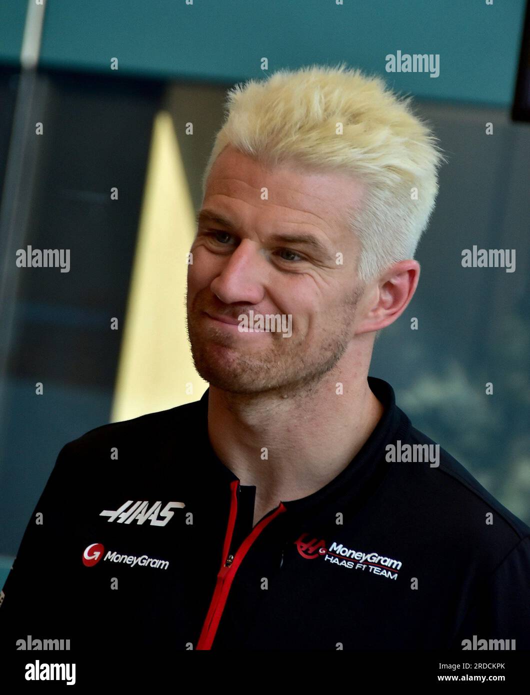 Budapest, Ungarn. 20. Juli 2023. 07/20/2023, Hungaroring, Budapest, Grand Prix Grand Prix der Formel 1 von Ungarn 2023, im Bild ein blonder Nico Hulckenberg (GER), Haas F1 Team Credit: dpa/Alamy Live News Stockfoto