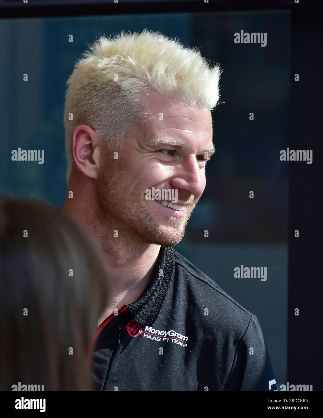 Budapest, Ungarn. 20. Juli 2023. 07/20/2023, Hungaroring, Budapest, Grand Prix Grand Prix der Formel 1 von Ungarn 2023, im Bild ein blonder Nico Hulckenberg (GER), Haas F1 Team Credit: dpa/Alamy Live News Stockfoto