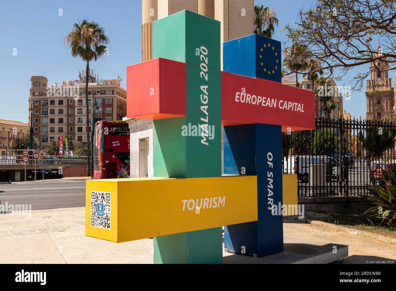 Gewinner der „European Capitals of Smart Tourism“ 2020. Stockfoto