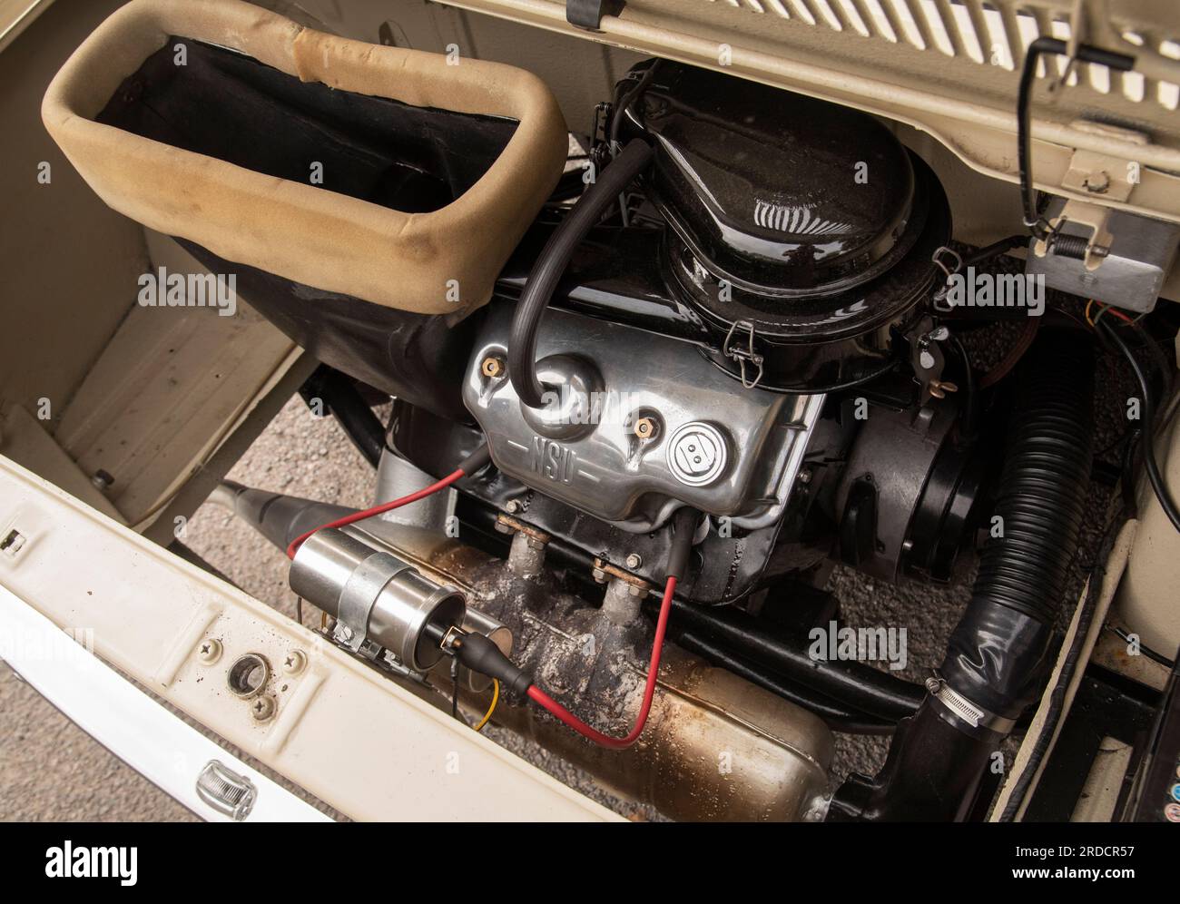 1970 NSU Prinz L-Klassiker mit Heckmotor Stockfoto