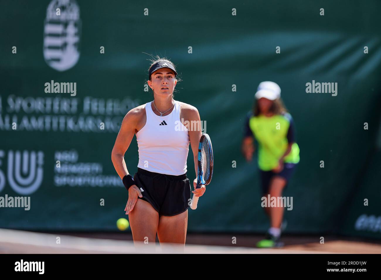 Budapest, Zentralungarn, Ungarn. 20. Juli 2023. ELINA AVANESYAN auf dem Platz während des UNGARISCHEN GRAND PRIX - Budapest - Frauen Tennis, WTA250 (Kreditbild: © Mathias Schulz/ZUMA Press Wire) NUR REDAKTIONELLE VERWENDUNG! Nicht für den kommerziellen GEBRAUCH! Stockfoto