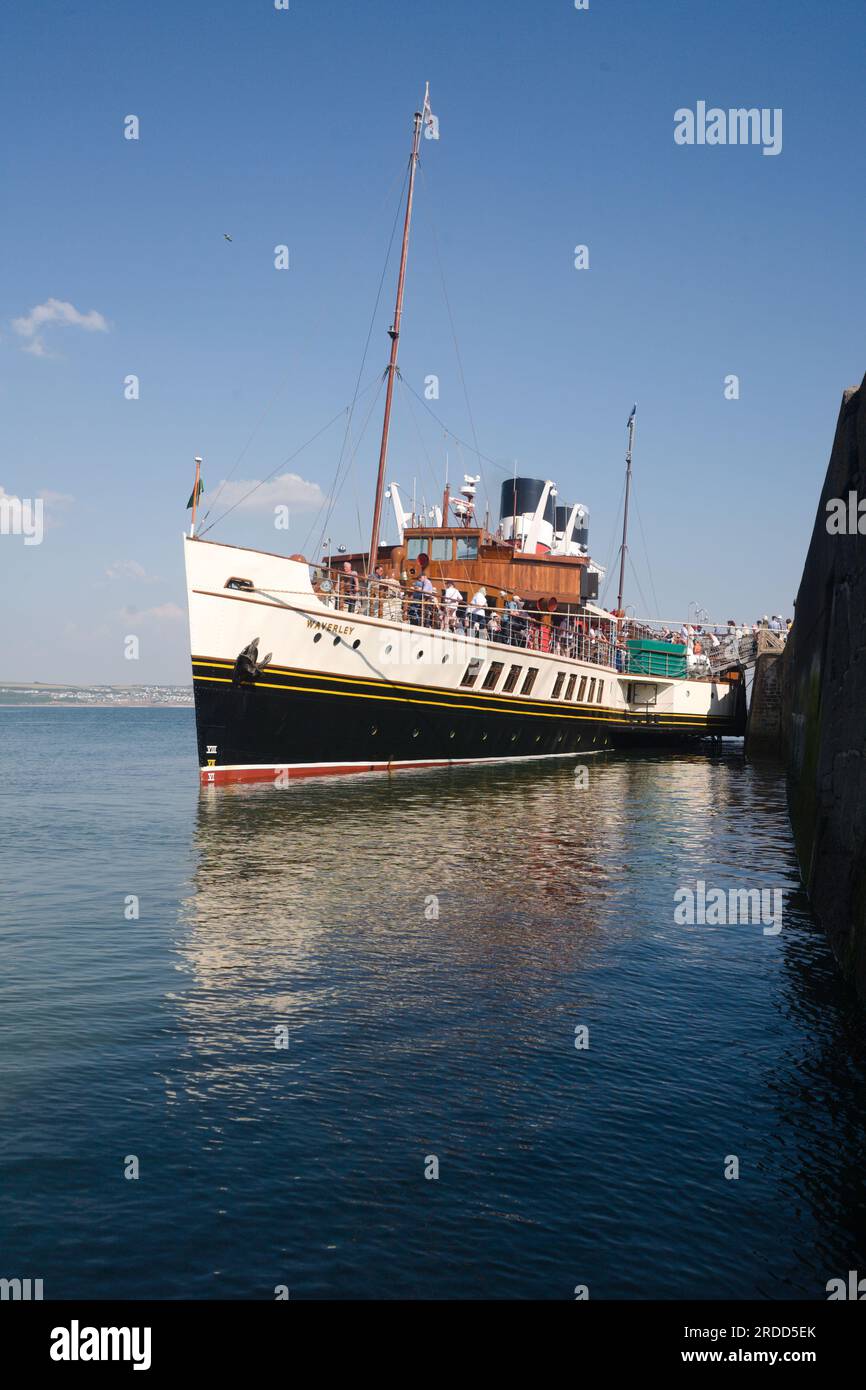 Waverley Raddampfer Stockfoto