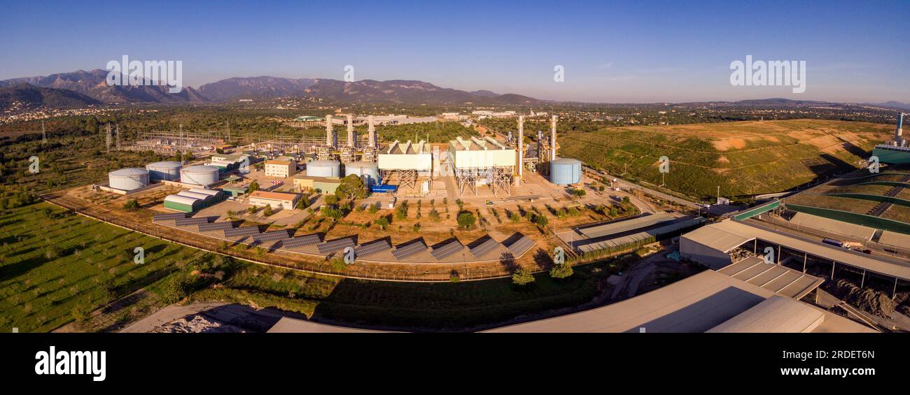 TIRME Environmental Technologies Park von Mallorca, Balearen, Spanien Stockfoto