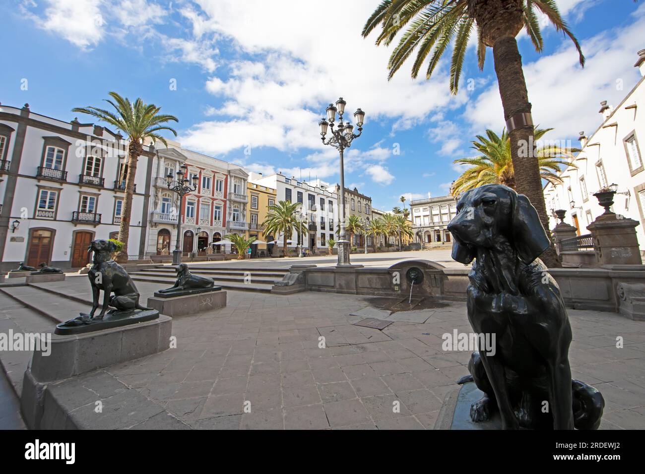 Plaza de Santa Ana, Las Palmas, Provinz Las Palmas, Gran Canaria, Kanarische Inseln, Spanien Stockfoto