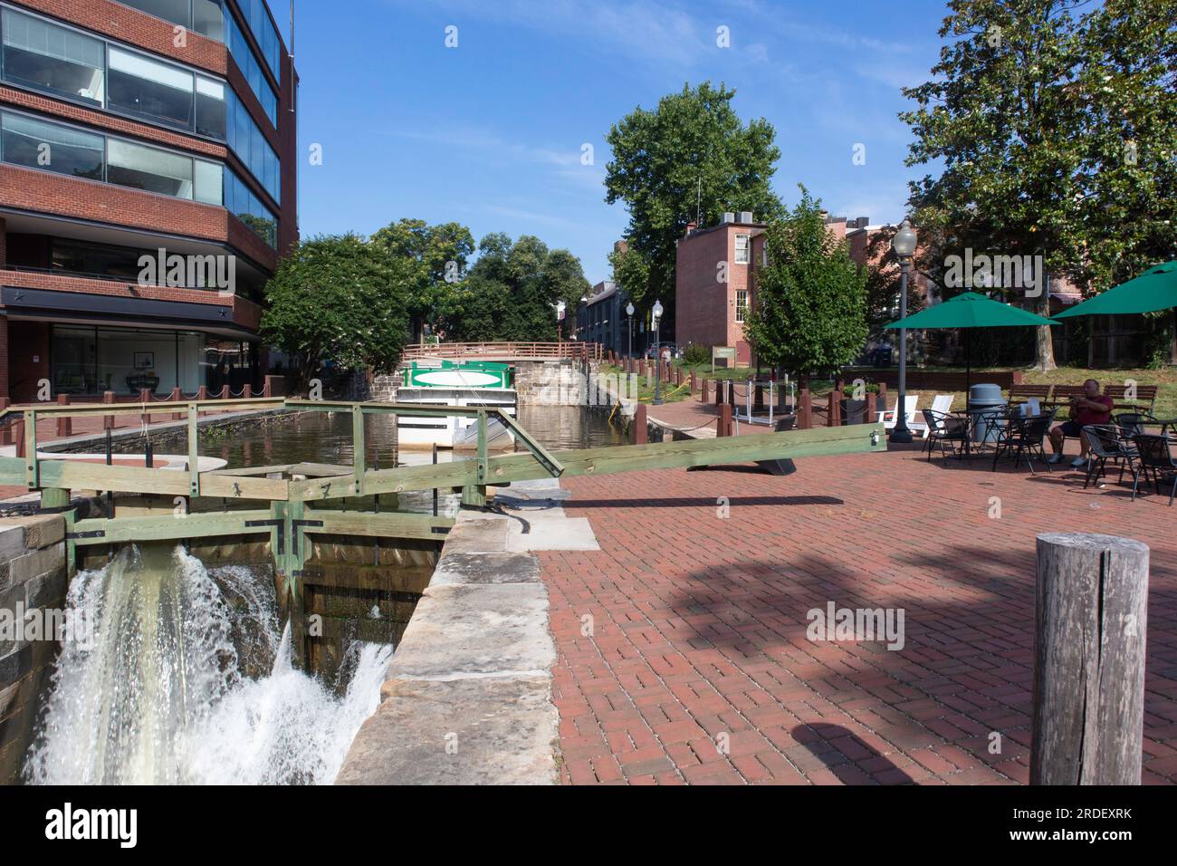 Canal in Georgetown, Washington, USA Stockfoto